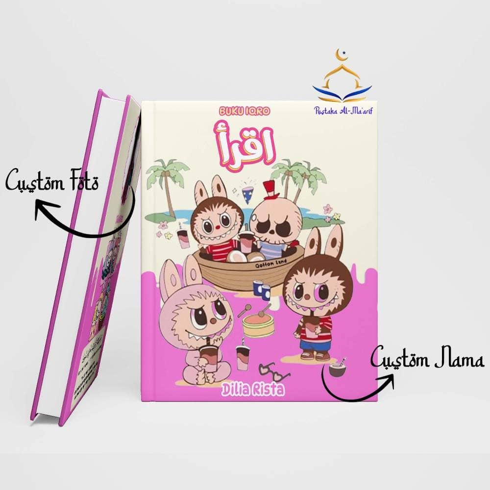Iqro Custom Nama Dan Foto Iqro Milenial Warna