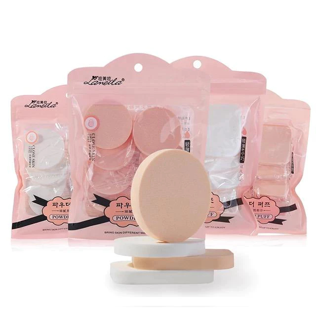 Sponge Bedak Make Up Isi 8pcs / Spon Bedak / Puff Bedak Isi 8pcs