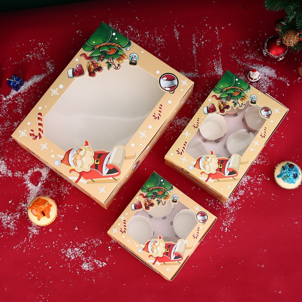 

Box Natal Cupcake Isi 6 - Cream