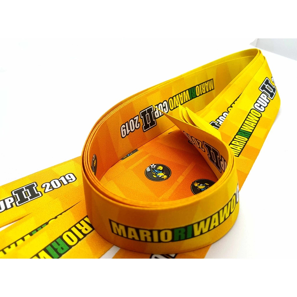 

Cetak tali tisu 4cm printing / pita lanyard print sublim 4cm 2 muka / tali medali TANPA FINISHING