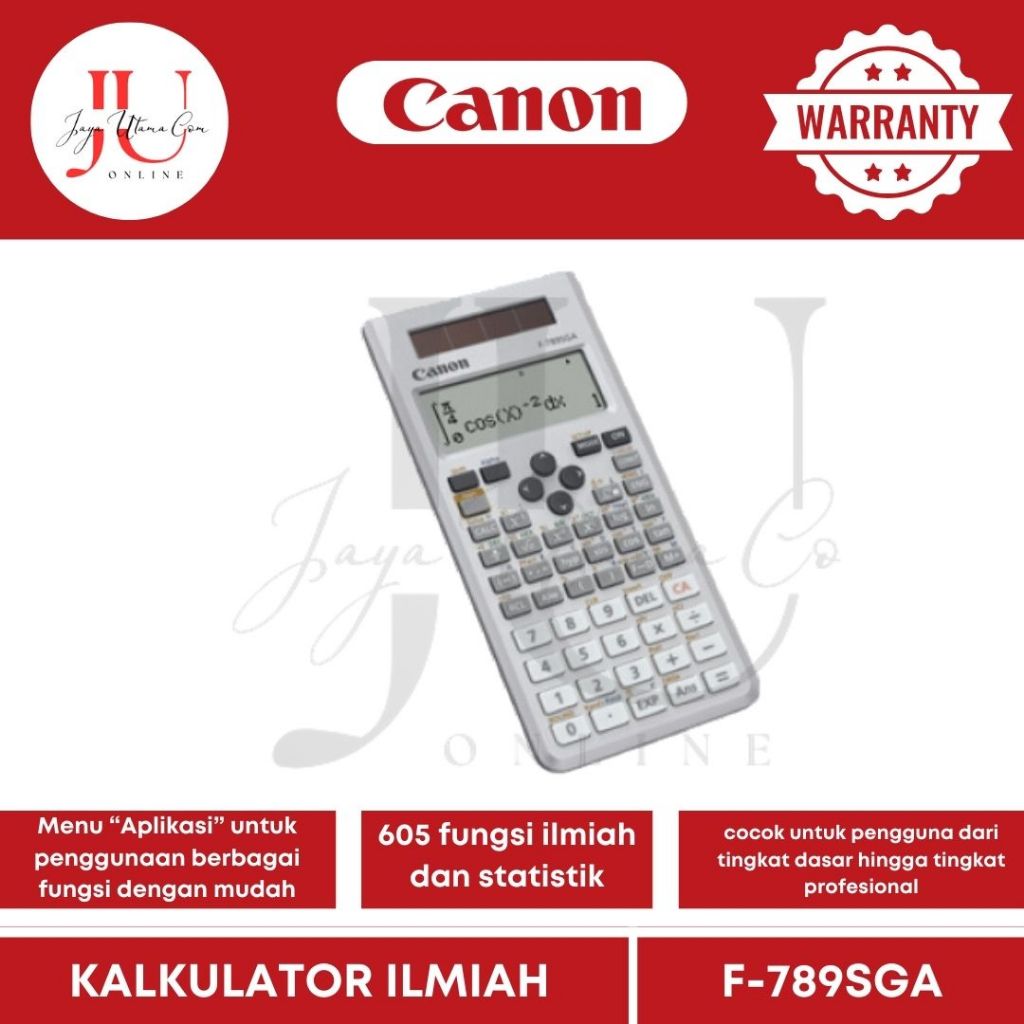 

Kalkulator Canon F-789SGA / Scientific Calculator Original - Silver Grey