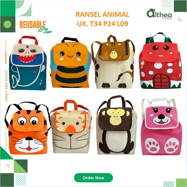 

ALTHEA Tas Souvenir Ulang Tahun Anak Tas Ransel Lucu Tas Snack Ulang Tahun 34X24X9