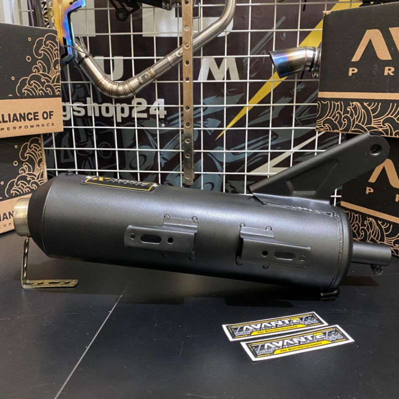 Knalpot Tsugigi Tabung Vario Non Cover Motor Beat Mio Xride Xeon Scoopy - Avante Premium