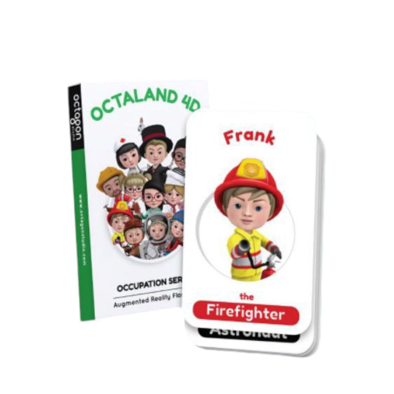 PRELOVED | OCTALAND 4D+ SERI PROFESI OCCUPATION SERIES FLASH CARD 4 DIMENSI KARTU MAINAN ANAK EDUKAS
