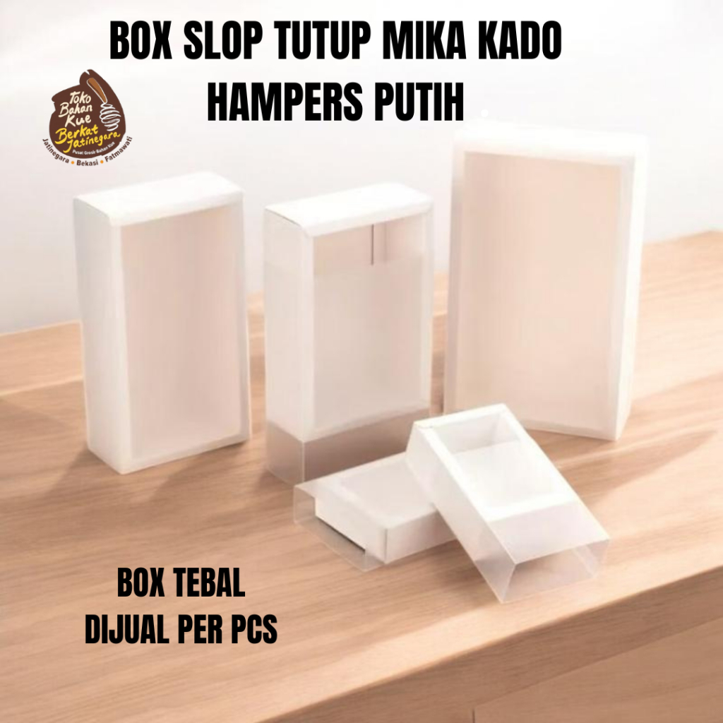 

BOX SLOP TUTUP MIKA KADO HAMPERS / BOX KOTAK MIKA / BOX SLOP