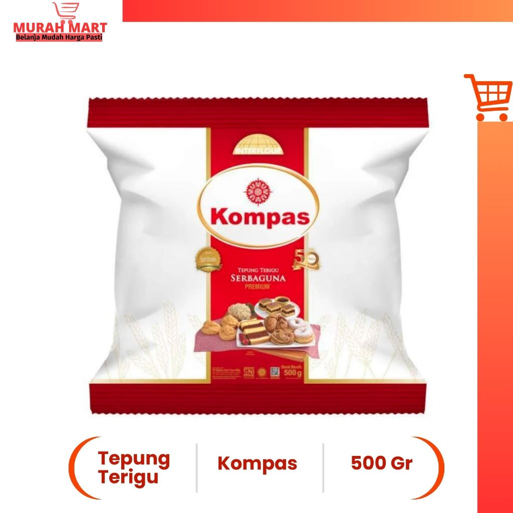 

Tepung Terigu Kompas 500 Gr