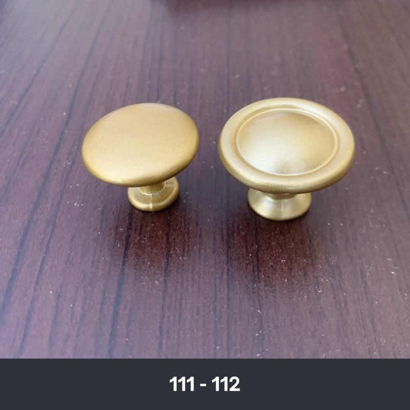 Knob Handle Tarikan Pintu Laci Lemari Gold