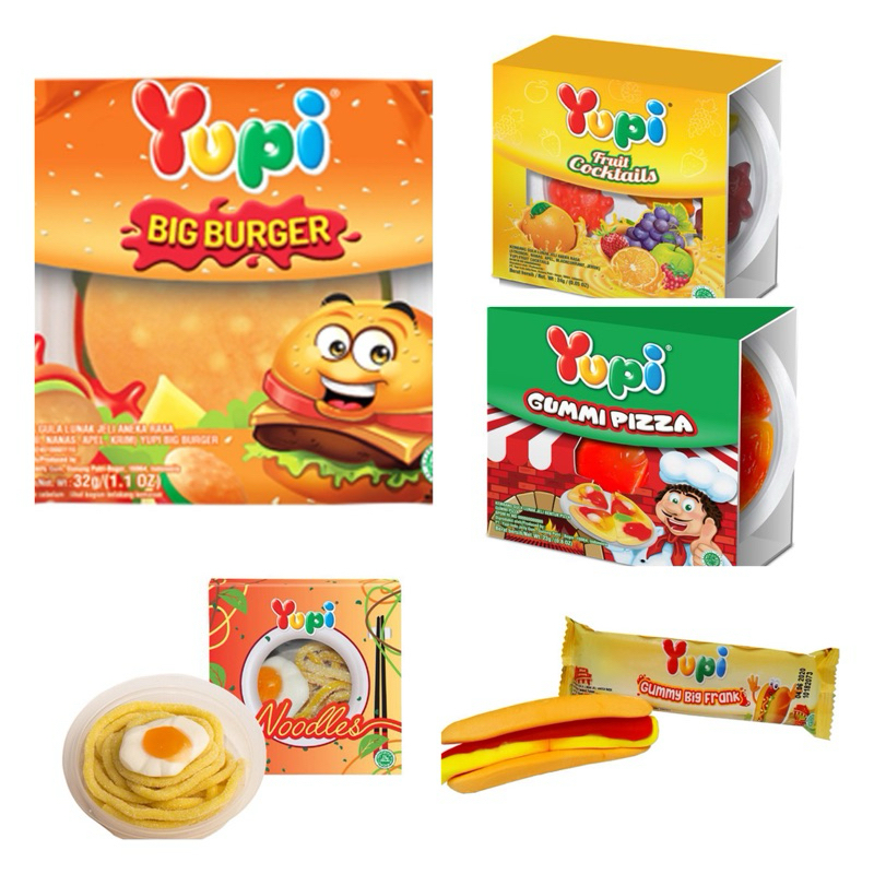 

paket 3 pcs yupi rasa buah buahan dan kenyal dikirim random