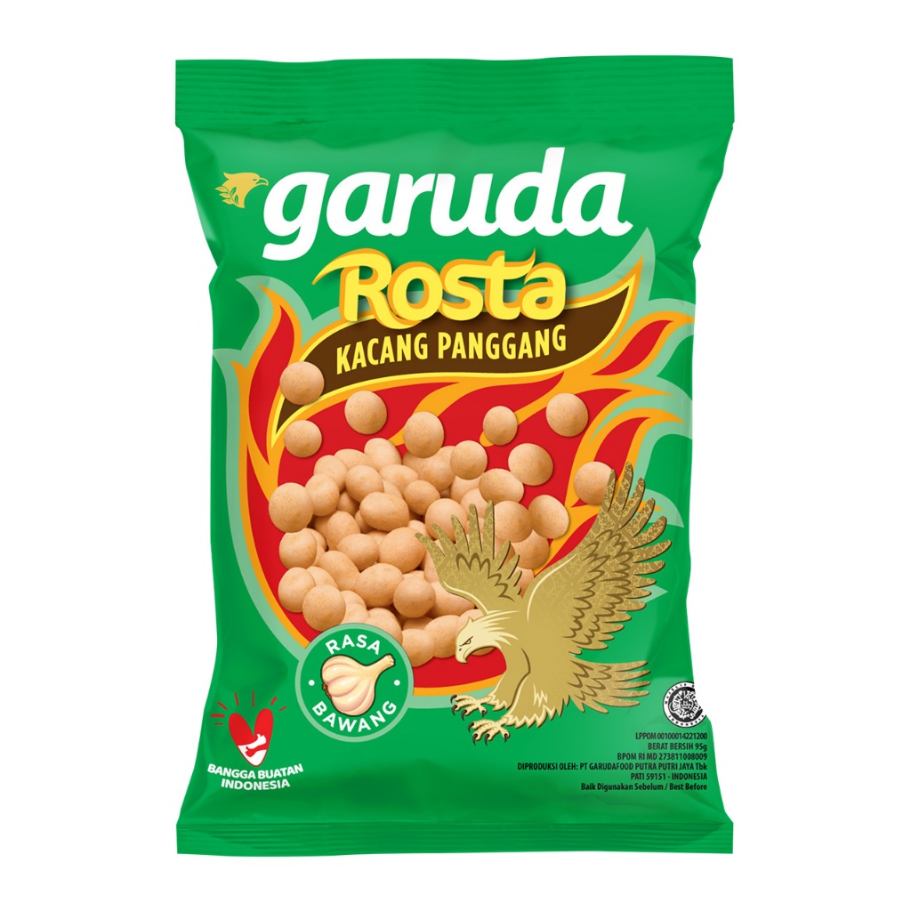 

Snack Jajan Kacang Garuda Rosta Kacang Panggang Cemilan Murah