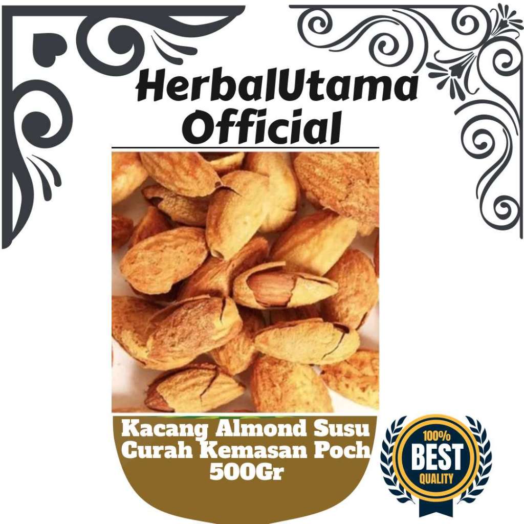 

Kacang Almond Kulit 500 Gram Oleh-Oleh Haji Umroh