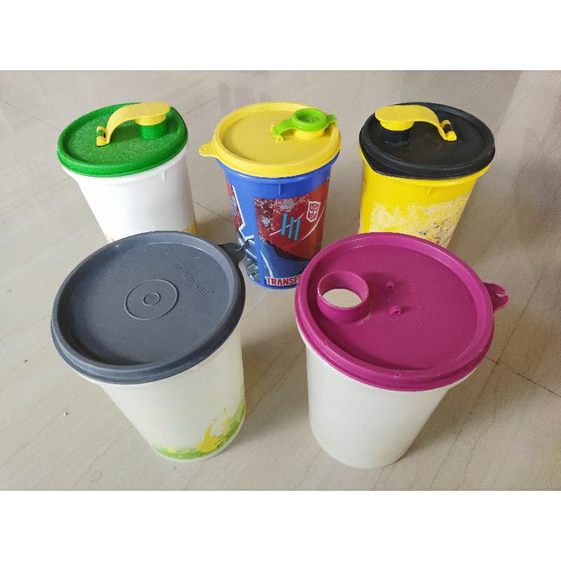 botol minum kulkas kembung 1 liter tupperware second preloved