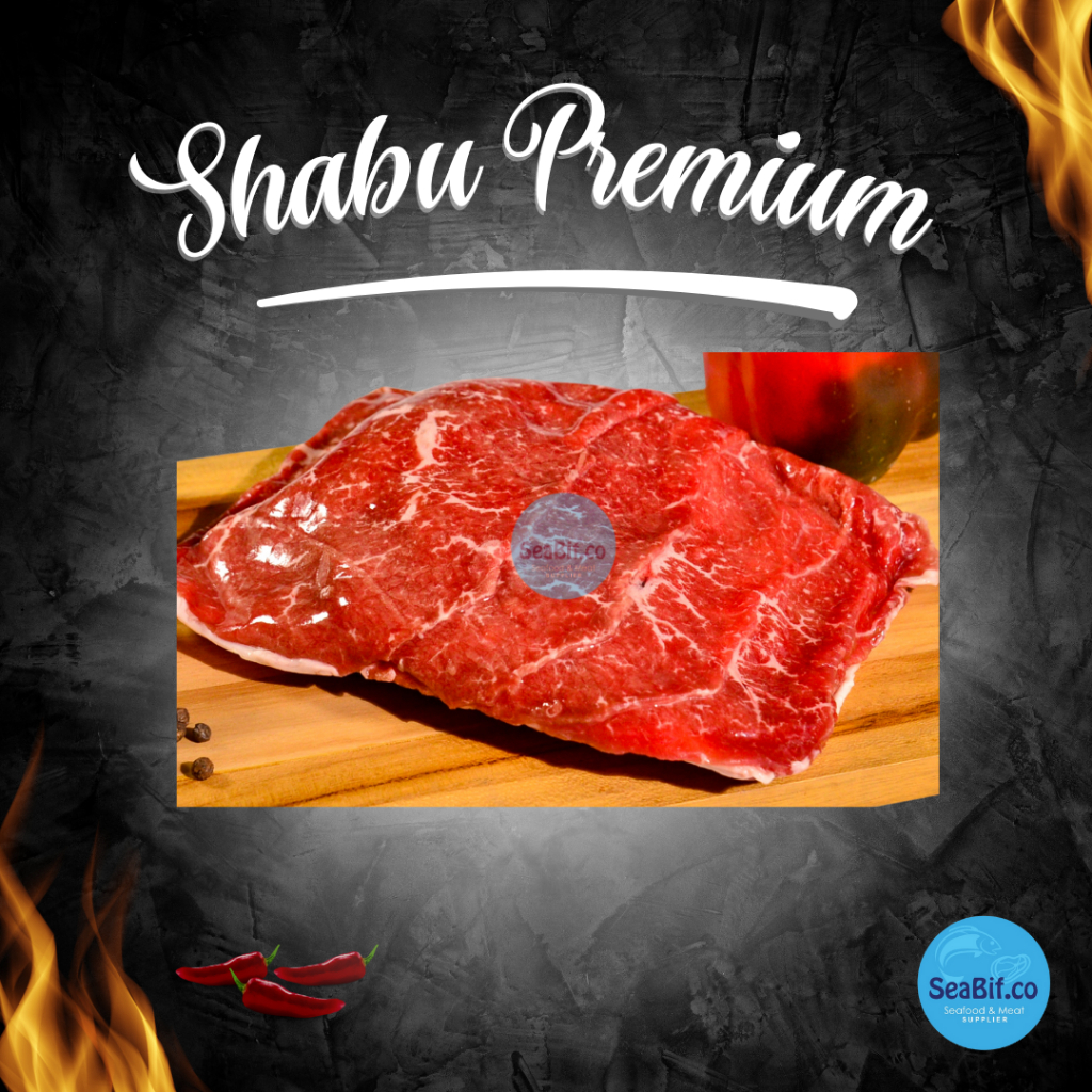 

Daging Sapi Iris Shabu Slice Premium 500gr - Seabif