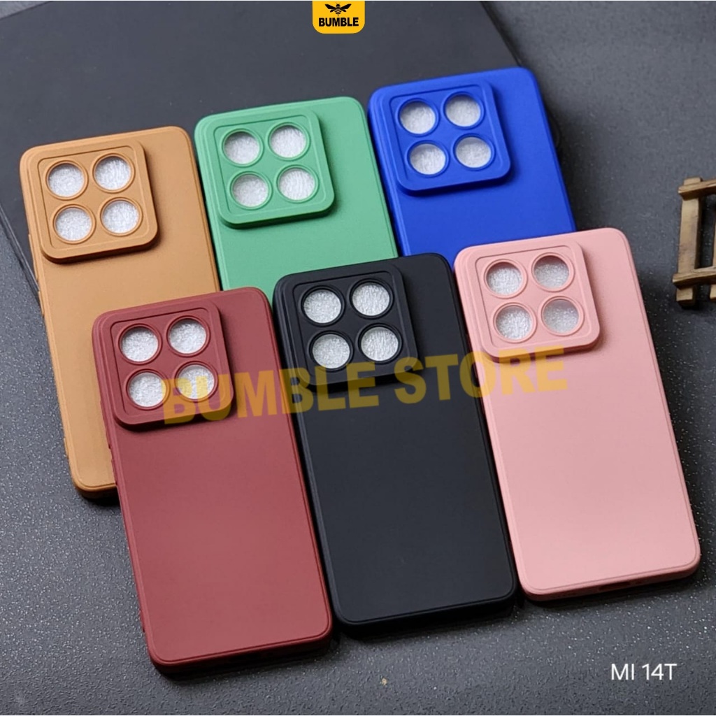 Case Xiaomi 14T Xiaomi 14T Pro  Softcase Pro Camera Warna Case  Xiaomi 14T Xiaomi 14T Pro