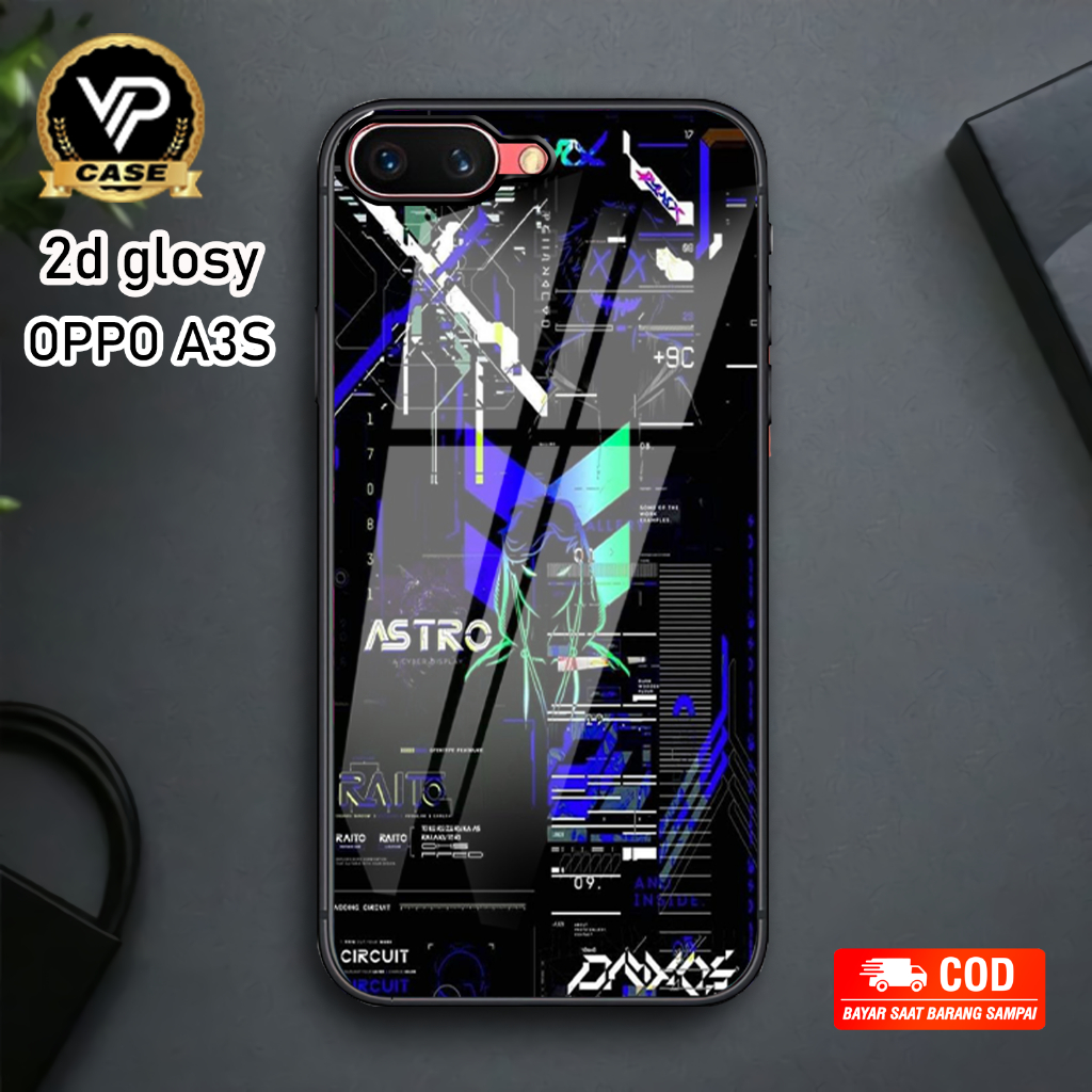 [VVIPCASE] Hardcase 2d Glosy Oppo A3s A1k F5 F7 Realme C1 C2 Case Hp Glosy Casing Hp Mengkilat Hardc