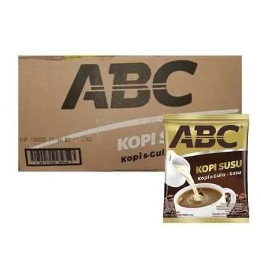 

Kopi ABC Susu 1 Dus (isi 12 renceng)