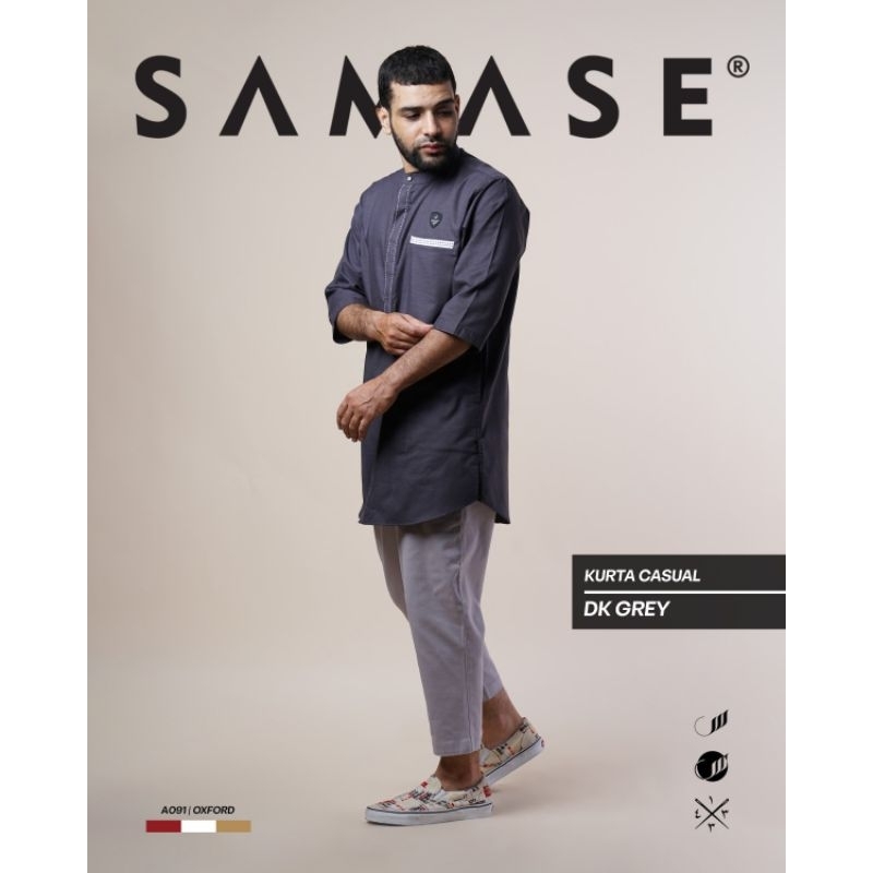 SAMASE KURTA CASUAL LENGAN 3/4 A091