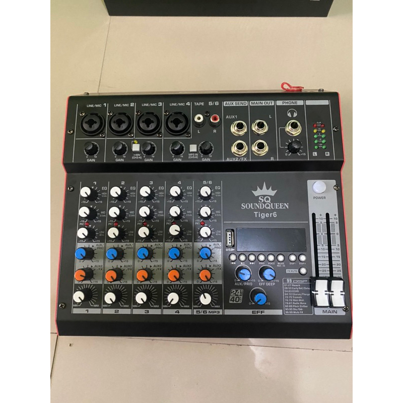 mixer soundqueen sq tiger8 mixer tiger 8 channel