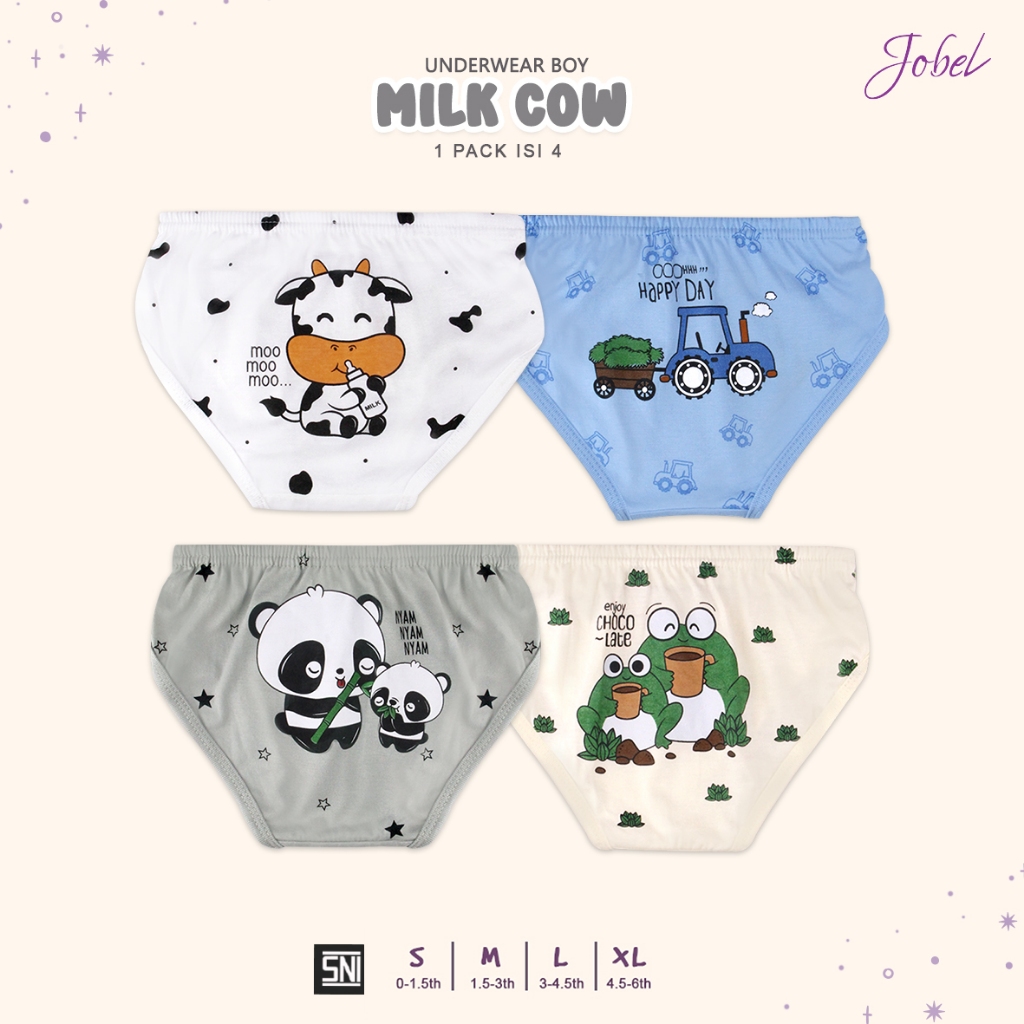 Jobel Boy Underwear - Milk Cow edition