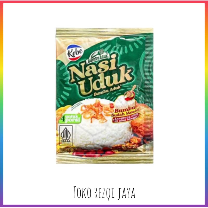 

Kobe Nasi Uduk Bumbu Aduk Instan Sachet/Bumbu Instant 15gr