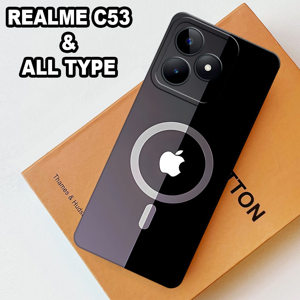 (CFS4) Softcase procamera  TERBARU 2024 untuk Hp REALME C53 Motif iphone/Case REALME C53 bahan karet