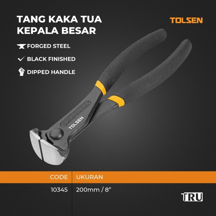 Tang Catut Kepala Besar 8 Inci End Cutting Pincer