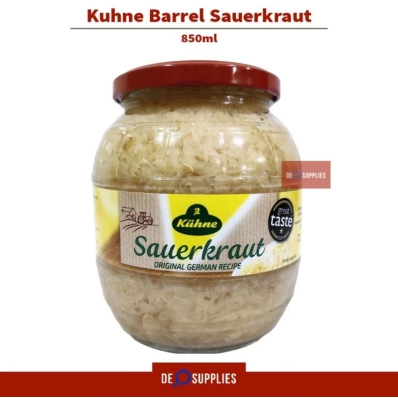 

Kuhne Barrel Sauekraut 850ml - Holstein German Acar Kol Putih 810gr