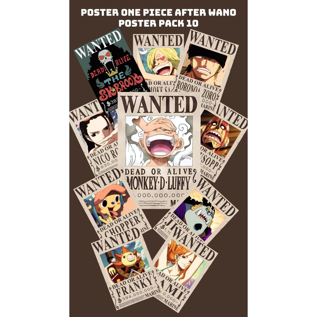 Poster Bounty One Piece After Wano