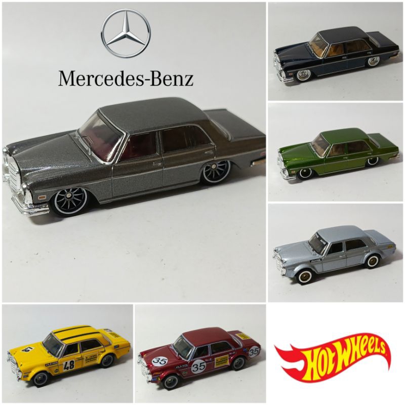 HOT WHEELS MERCEDES BENZ 280 SEL & 300 SEL ( MERCY KEBO )