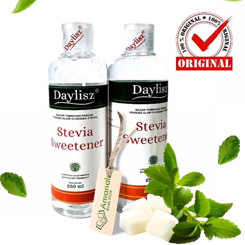 

Gula Pemanis Alami Stevia Sweetener 250ml Daylisz