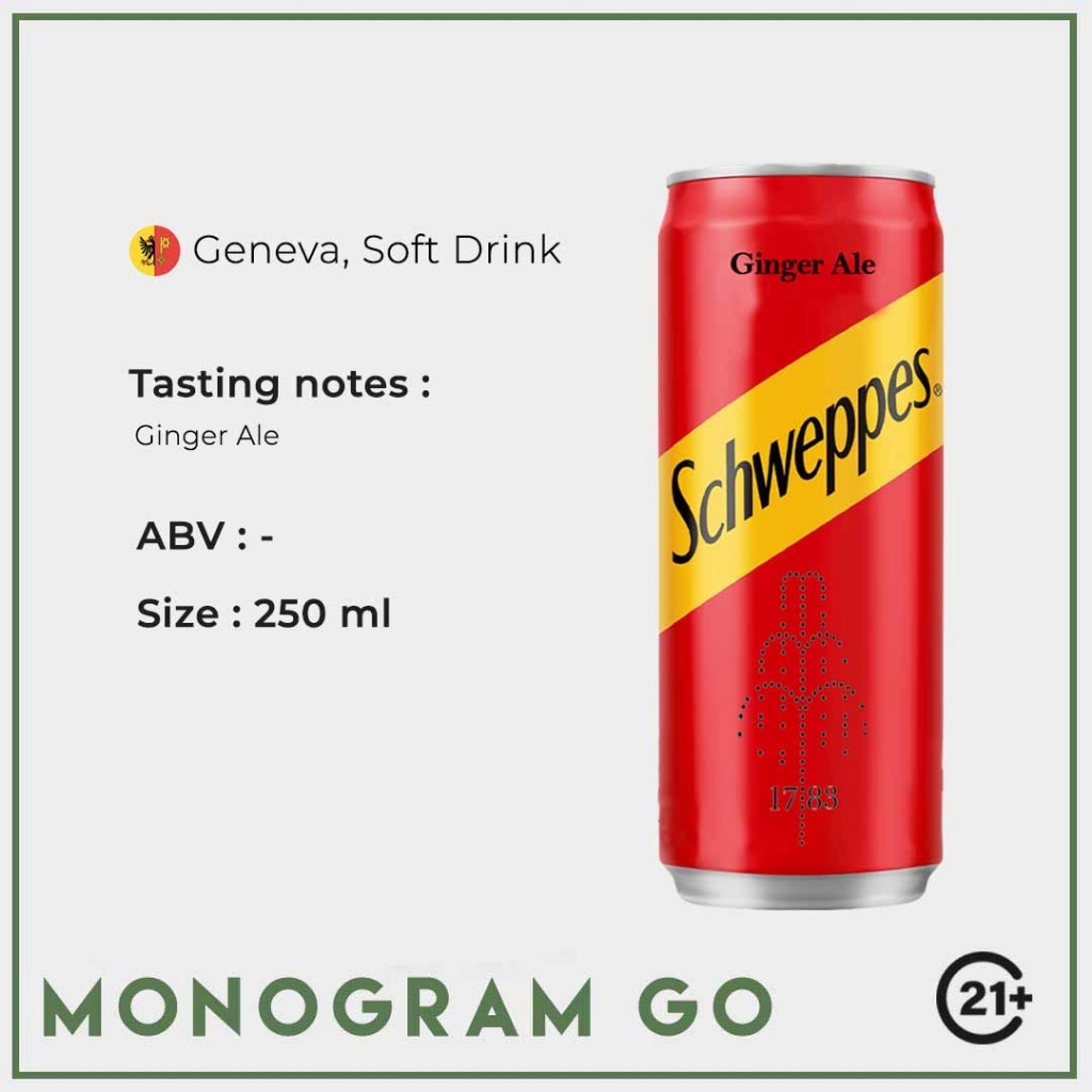 

SCHWEPPES - Ginger Ale 250ml