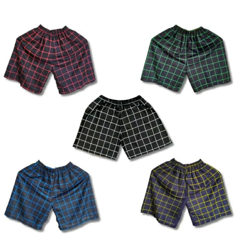 celana pendek tartan cowok/cewek celana tartan pendek