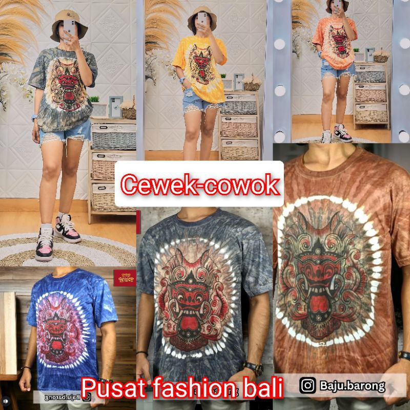 Kaos barong bali jumbo Kaos barong abstrak dewasa Baju barong khas bali pantai Baju bali barong prem
