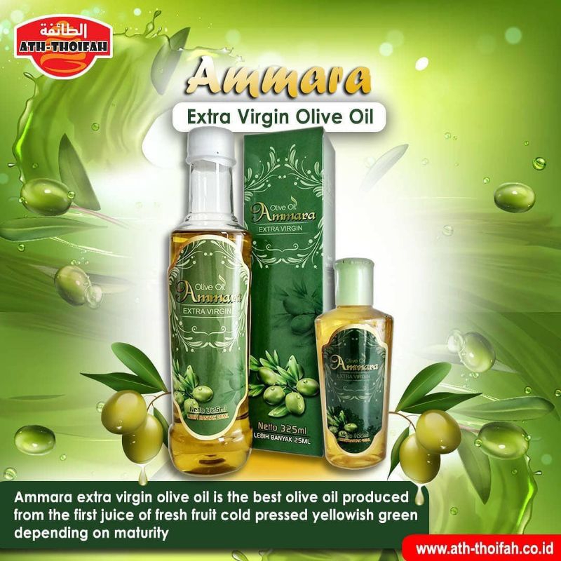 

Minyak Zaitun Extra Virgin Ammara 325ml