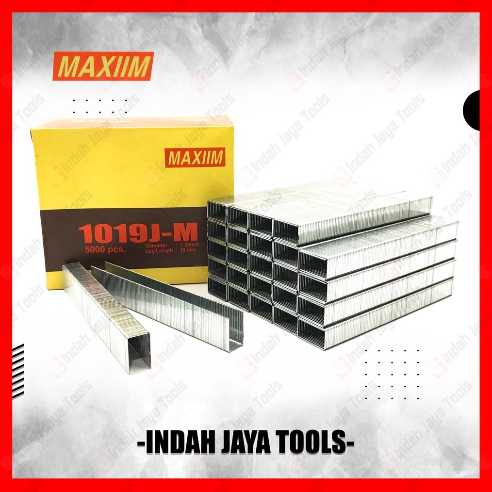 

ART A2O7 MAXIIM 119 J Isi Stapler 19 mm Staples Paku Tembak Model U 119J
