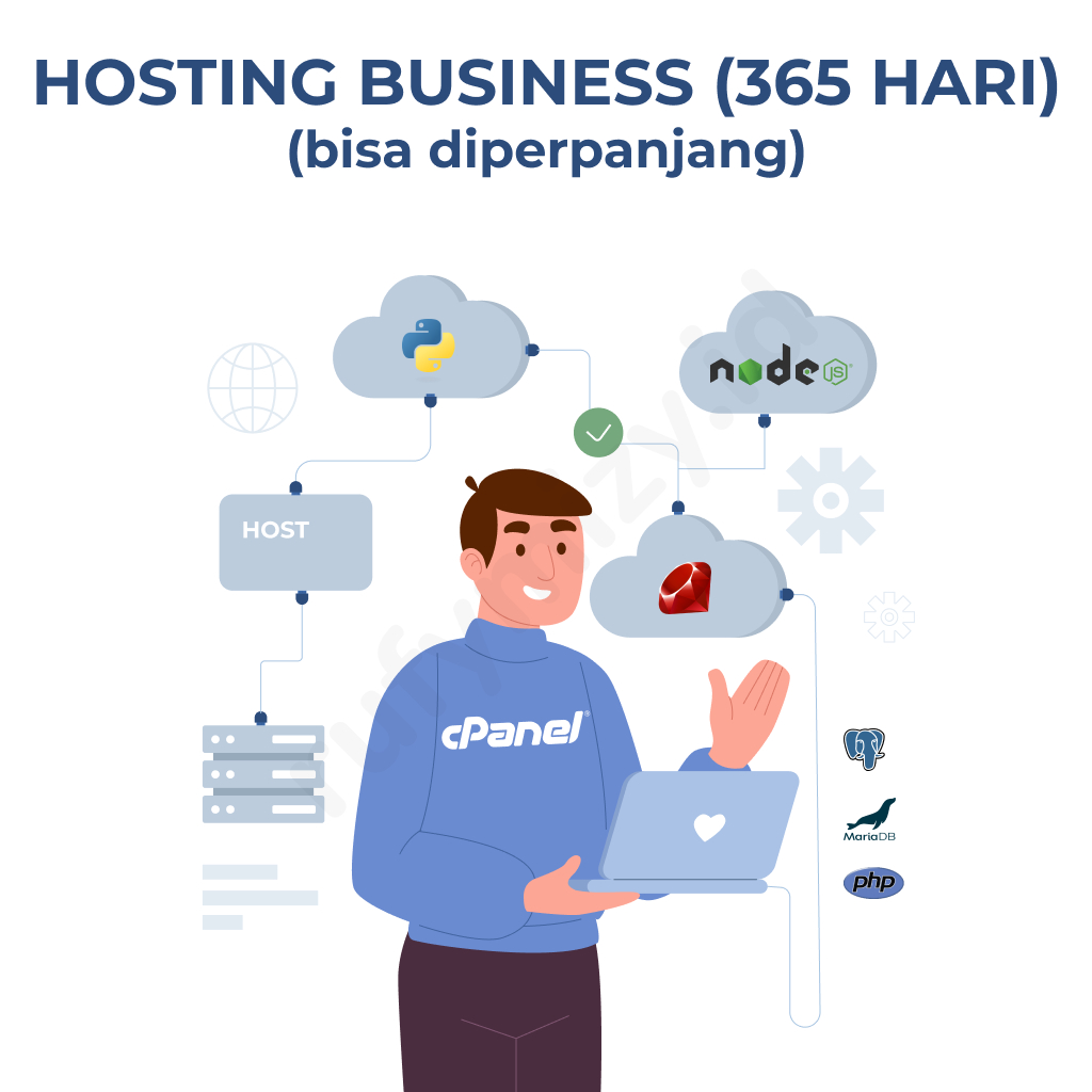 Paket Hosting Bisnis Unlimited - 365 Hari