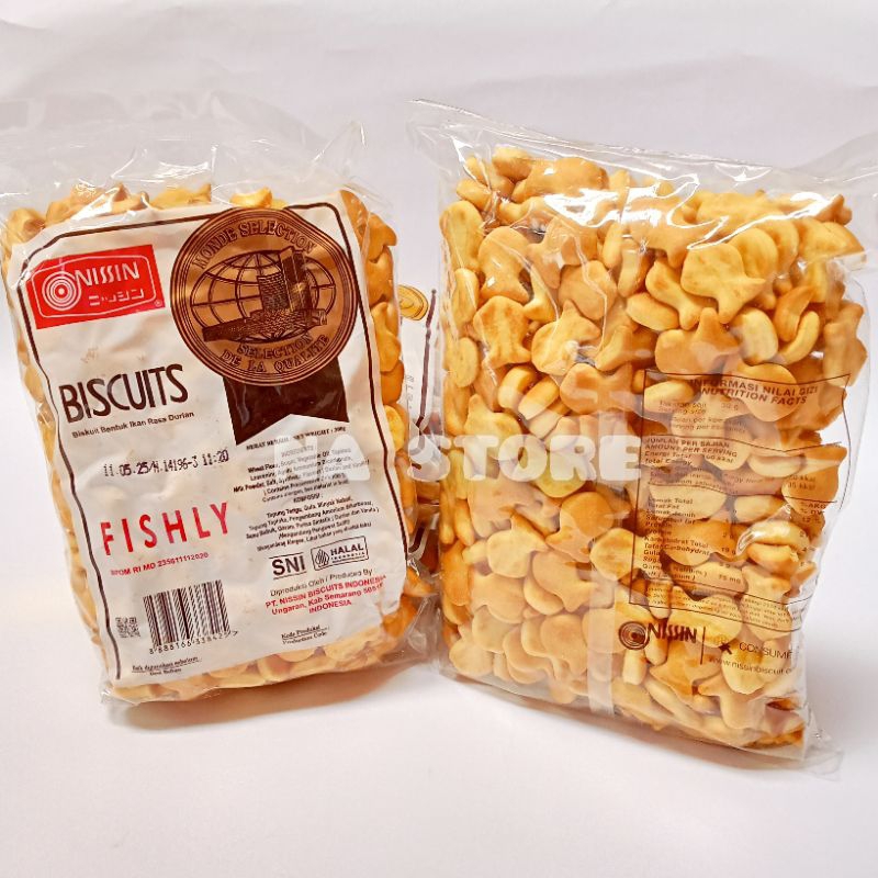 

BiscuitNissinFishly300gram