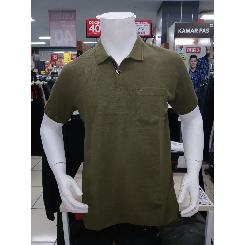 KAOS WANGKY PRIA CARDINAL CASUAL HIJAU