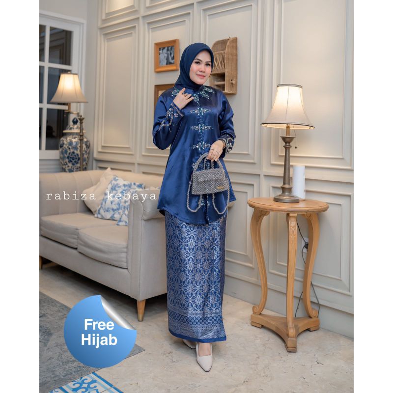 Stelan Baju Kurung Melayu Tunik Bridal Payet Mewah Elegan Kekinian Terbaru Pesta Seragam Ibu Besan H