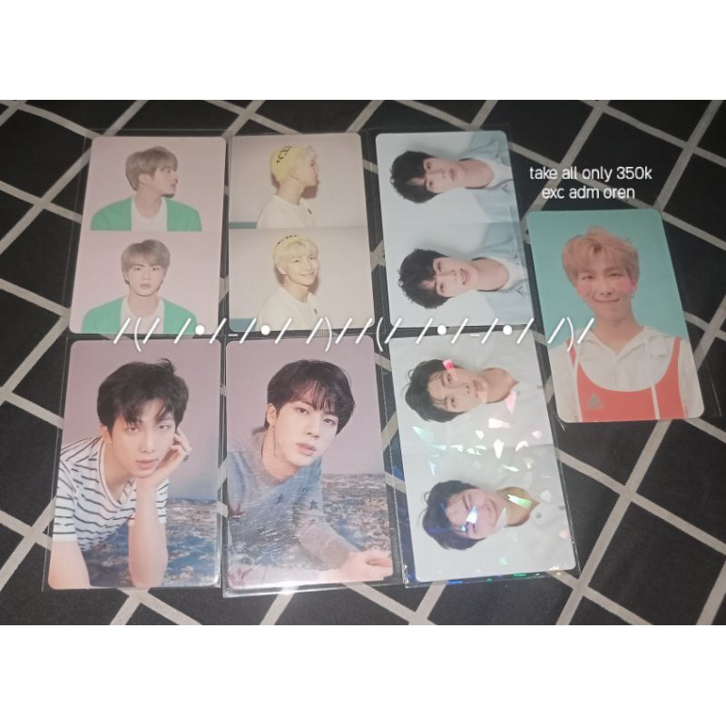 [take all] pc jin pc namjoon photocard tear r tear o persona ver 1