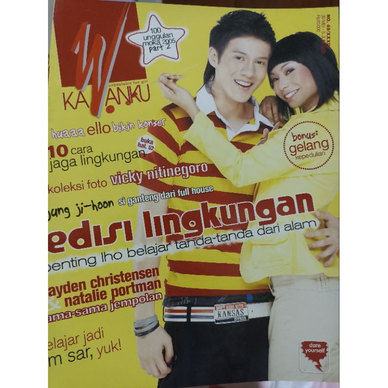 (PRELOVED) MAJALAH KAWANKU COVER HERJUNOT ALI