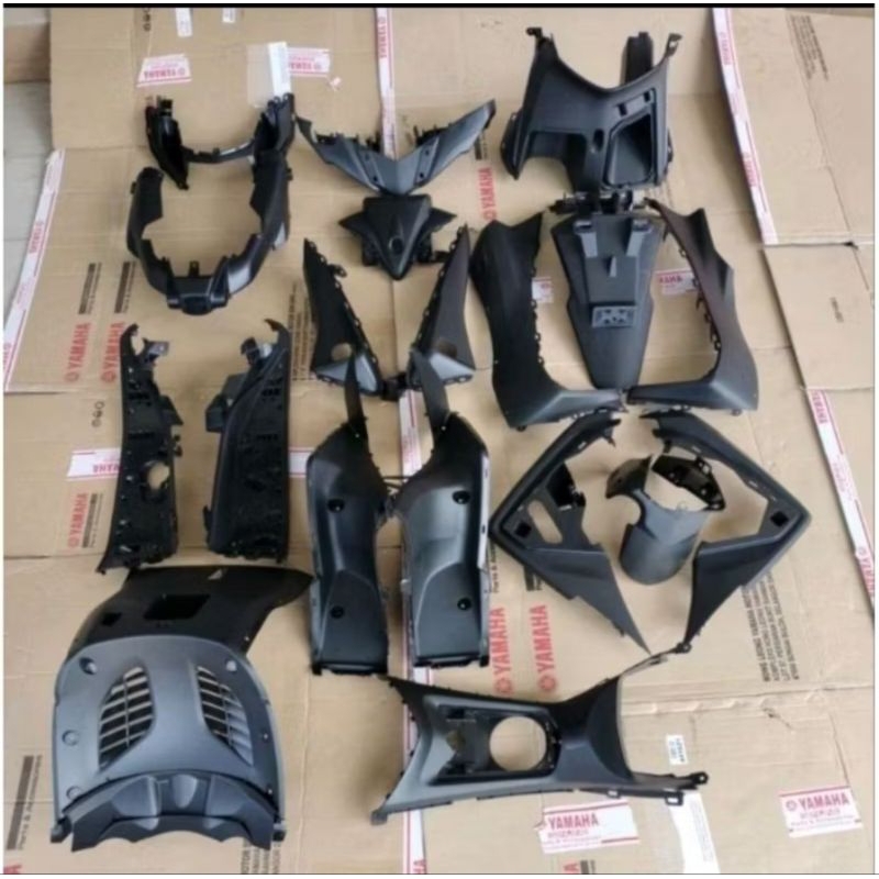 COVER FULL SET BODY KASAR AEROX 155 OLD ORIGINAL YAMAHA 19 PCS