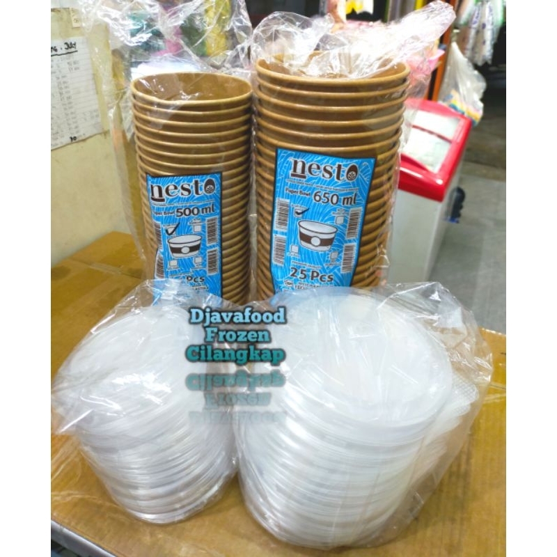 Paper Bowl raicebowl rice bowl mangkok kertas