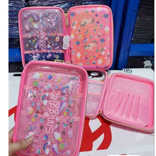 

ATH Smgle Pencil Case Set Tempat Pensil Unicorn Black Pink Boy Girl Sequin Serbalaris88