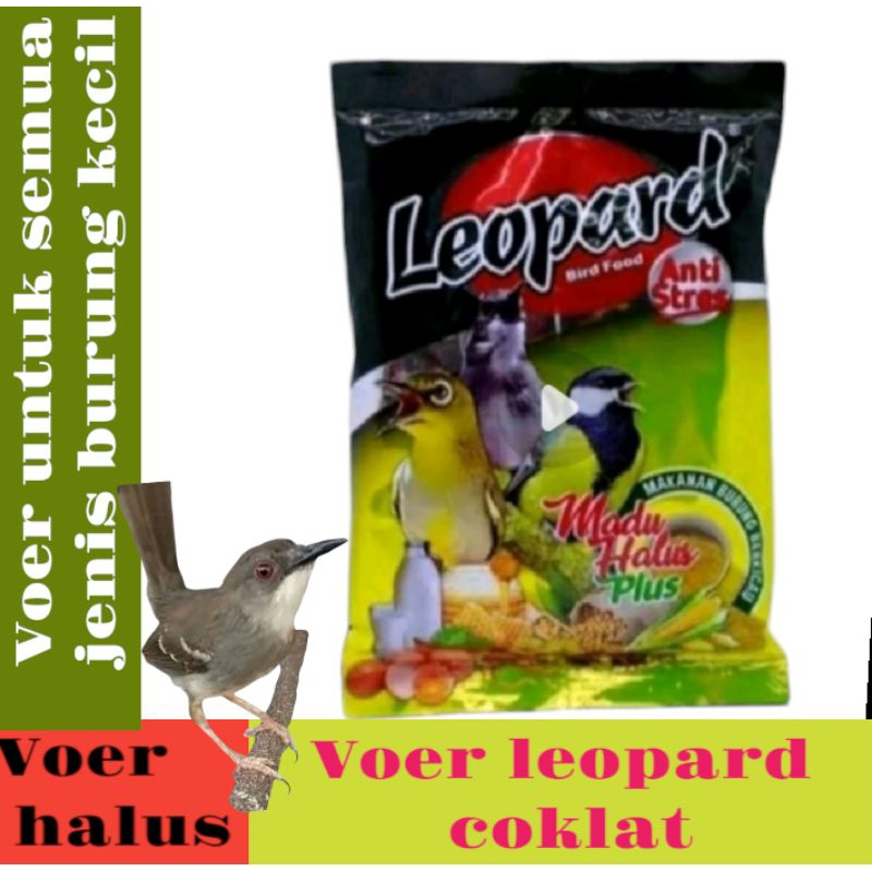 leopard coklat /Voer leopard halus