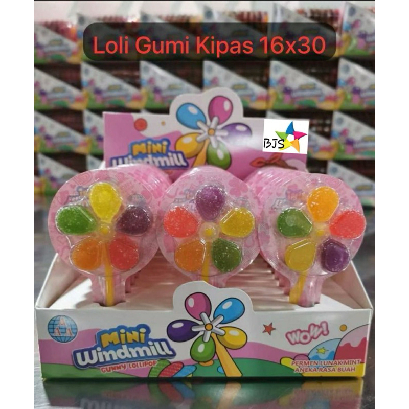 

PERMEN LUNAK ANEKA RASA MINI WINMILL KIPAS BOX ISI 30 pcs