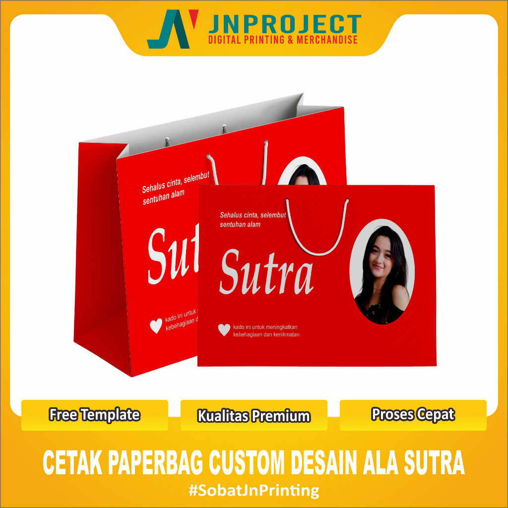 

Paper Bag Kado Custom Ala Kantong Sutra Edition | TERMURAH