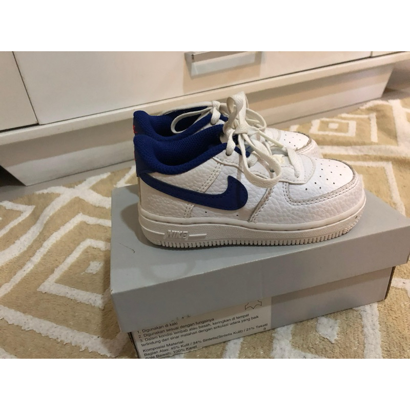 Preloved Sepatu Nike Force 1 (TD) kids Original / Sepatu Anak Nike 2 Tahun