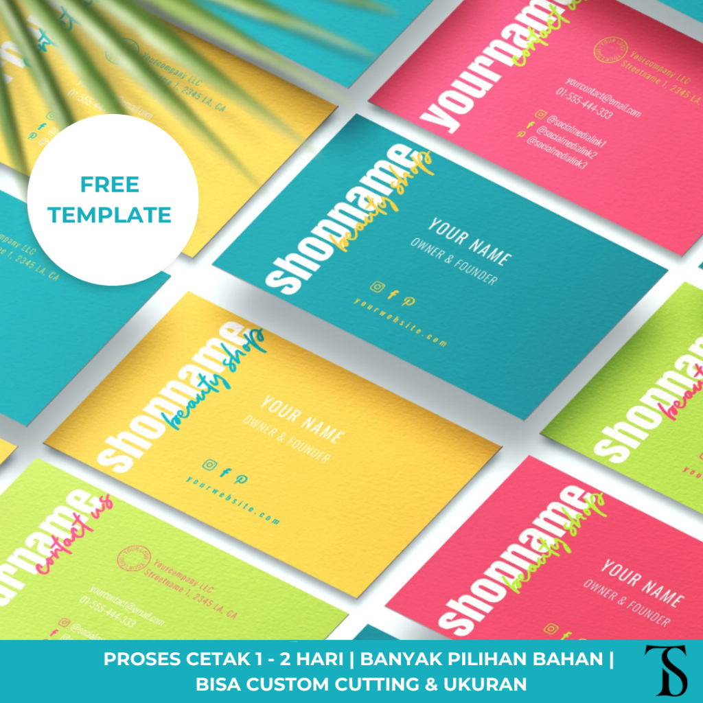 

Cetak Custom Business Card Corporate Card