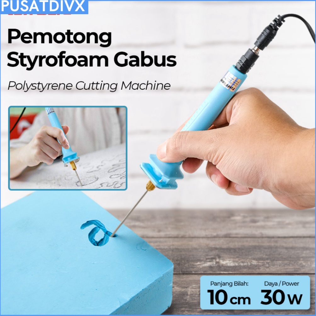 

ART J2K9 TAFFWARE PEMOTONG STYROFOAM GABUS POLYSTYRENE CUTTING MACHINE 1CM 3W CT1 BLUE