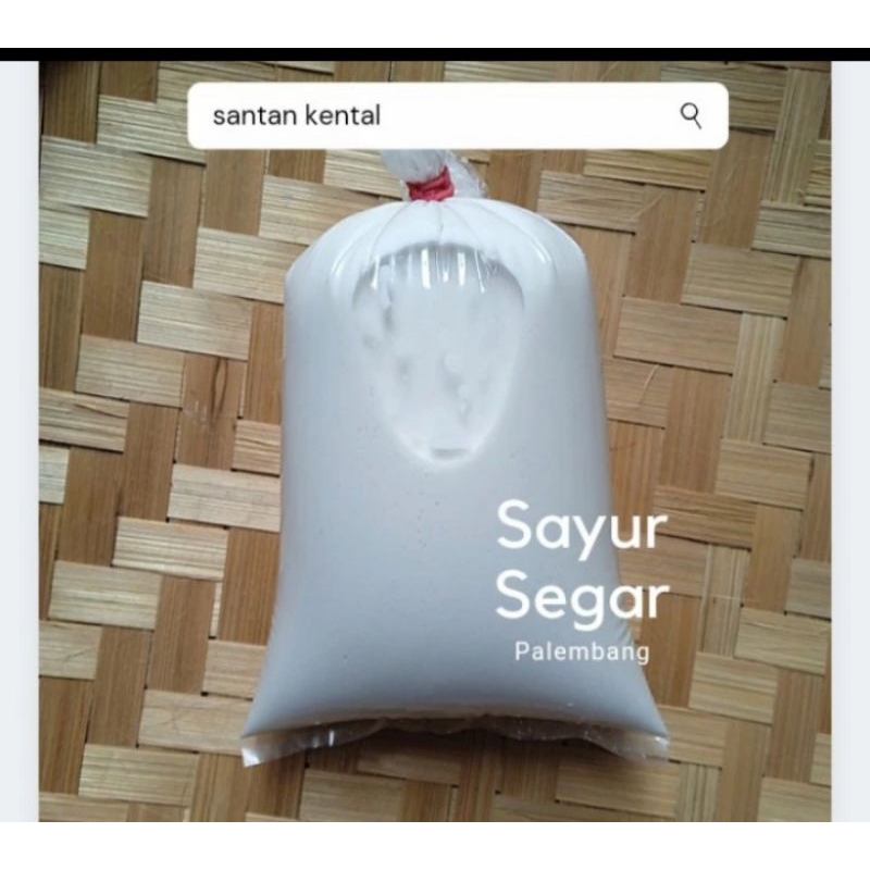 

Santan 1/4 L sayur segar palembang